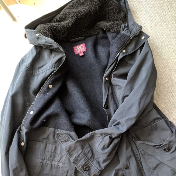 J. Crew Navy Hooded Jacket, size XS - Picture 2 of 6
